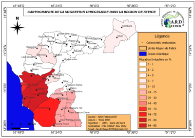 CARTOGRAPHIE DE LA MIGRATION IRREGULIERE DANS LA REGION DE FATICK